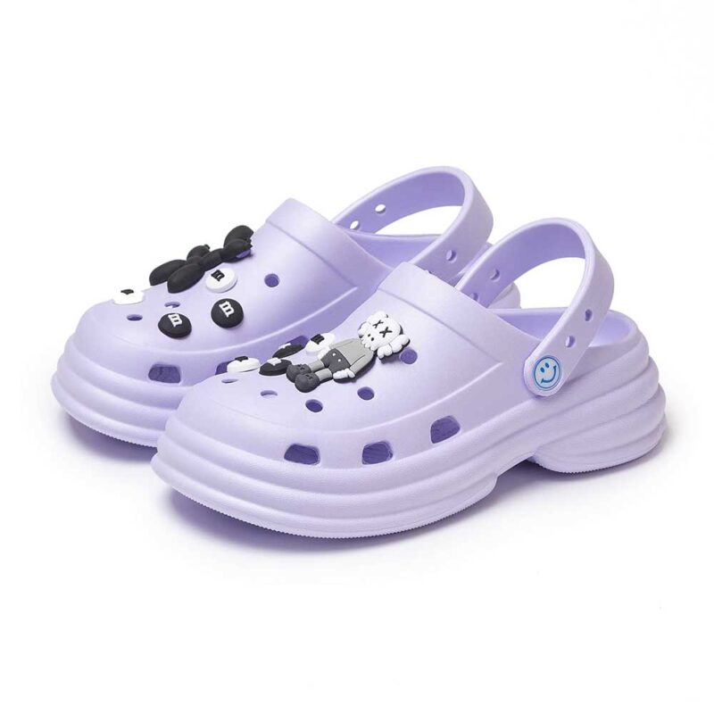 Platform Rise Shoes Cartoon Outdoor Women's Clogs - 图片 5