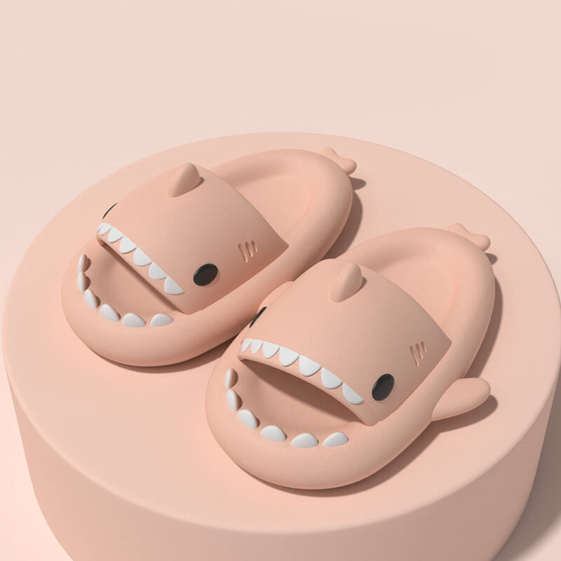 Amazon hot sale shark cute home EVA  slippers - 图片 3