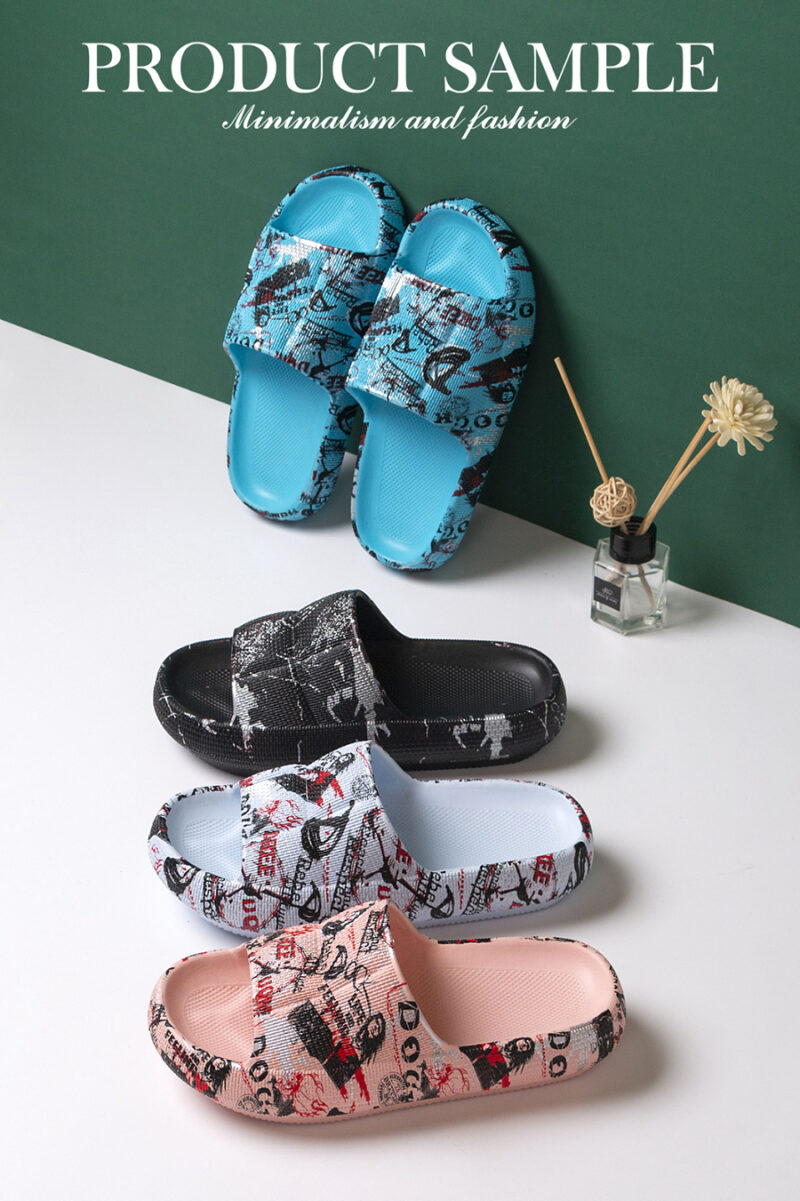 Summer colorful Soft Slippers For Women - 图片 2