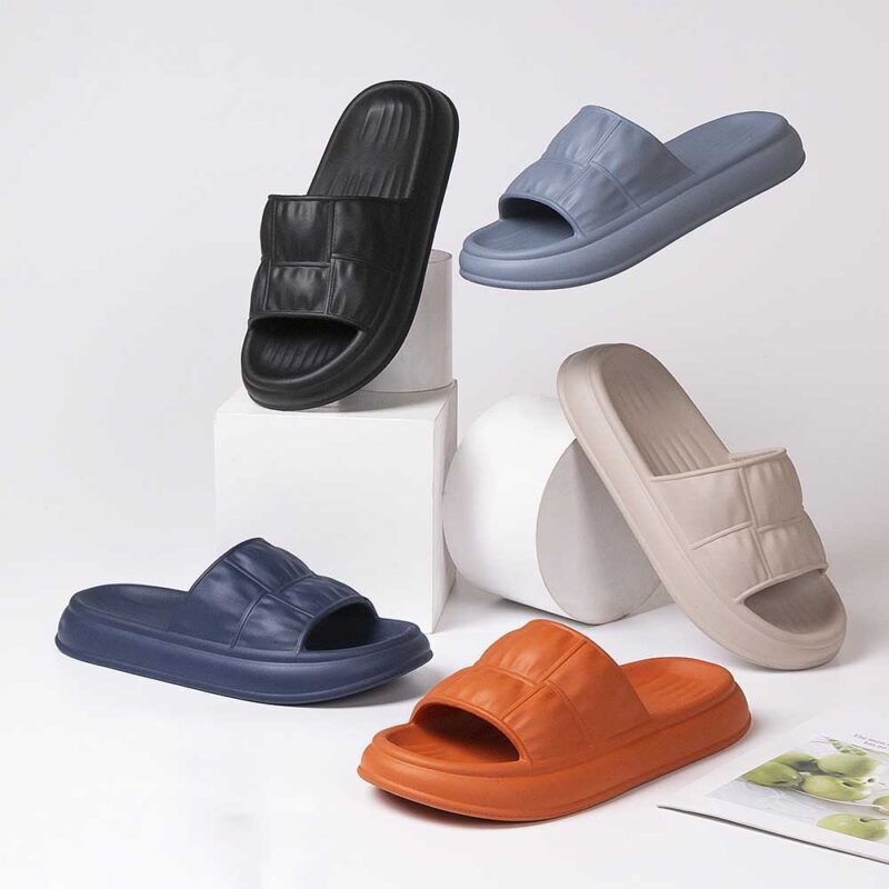 Bathroom Anti-Slip Women Men EVA Slippers - 图片 7