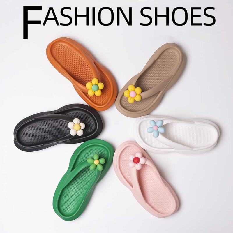 Pretty Flowers Women's EVA Flip Flops - 图片 7