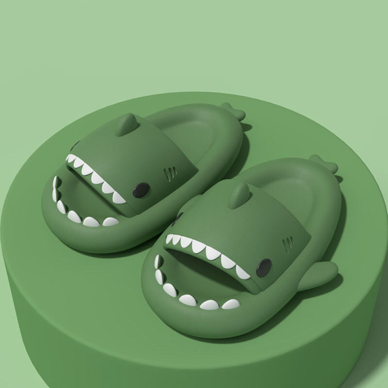 Amazon hot sale shark cute home EVA  slippers - 图片 7