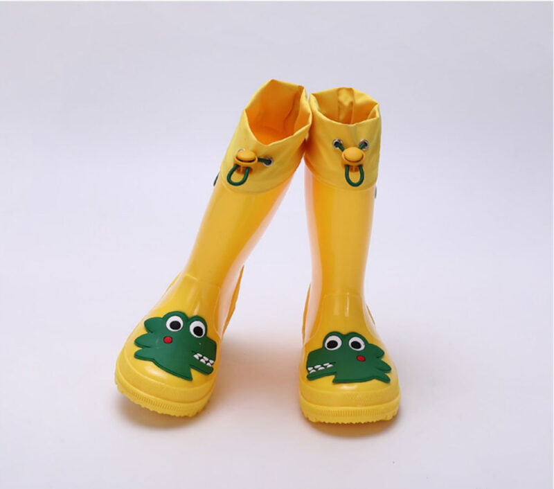 Cartoon Cute Kids Waterproof Lace-Up Rain Boots - 图片 6