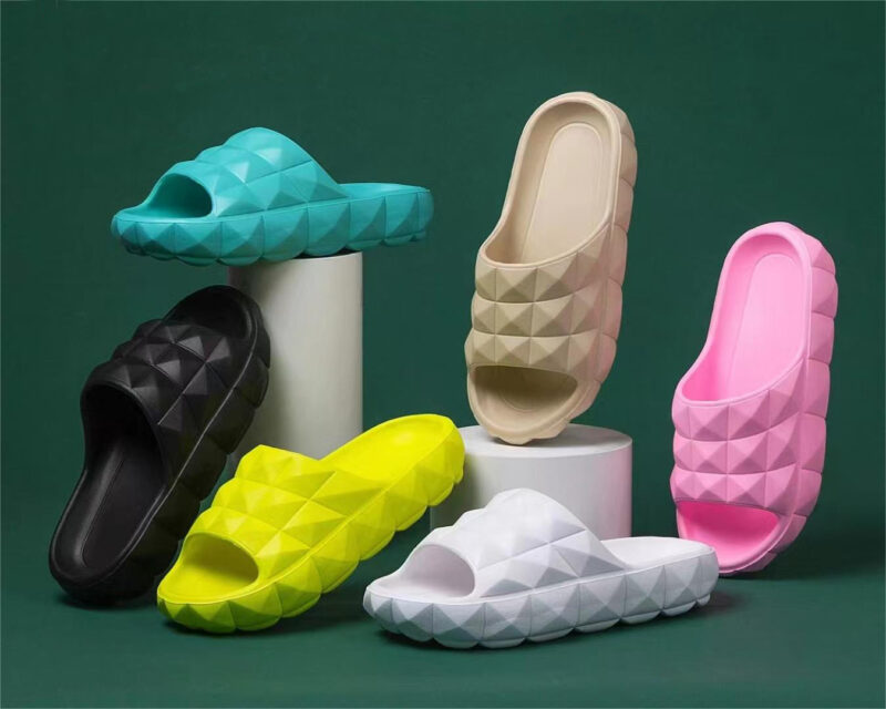 New Wholesale Designer Strap Double Buckle Slippers - 图片 7