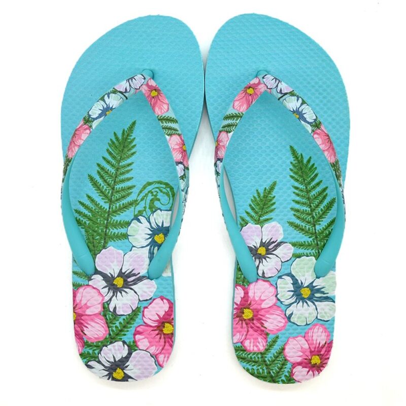 Design ladies slippers Digital Print women flip flops - 图片 3