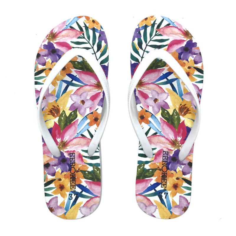 Wholesale Flower Summer Hot Sale Beach Flip Flops - 图片 5
