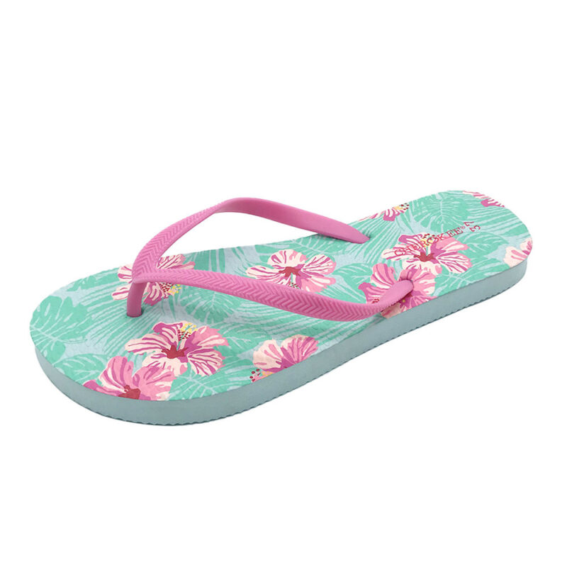 Wholesale Flower Summer Hot Sale Beach Flip Flops - 图片 8